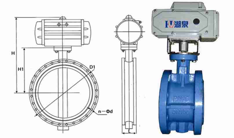 dn50電動蝶閥